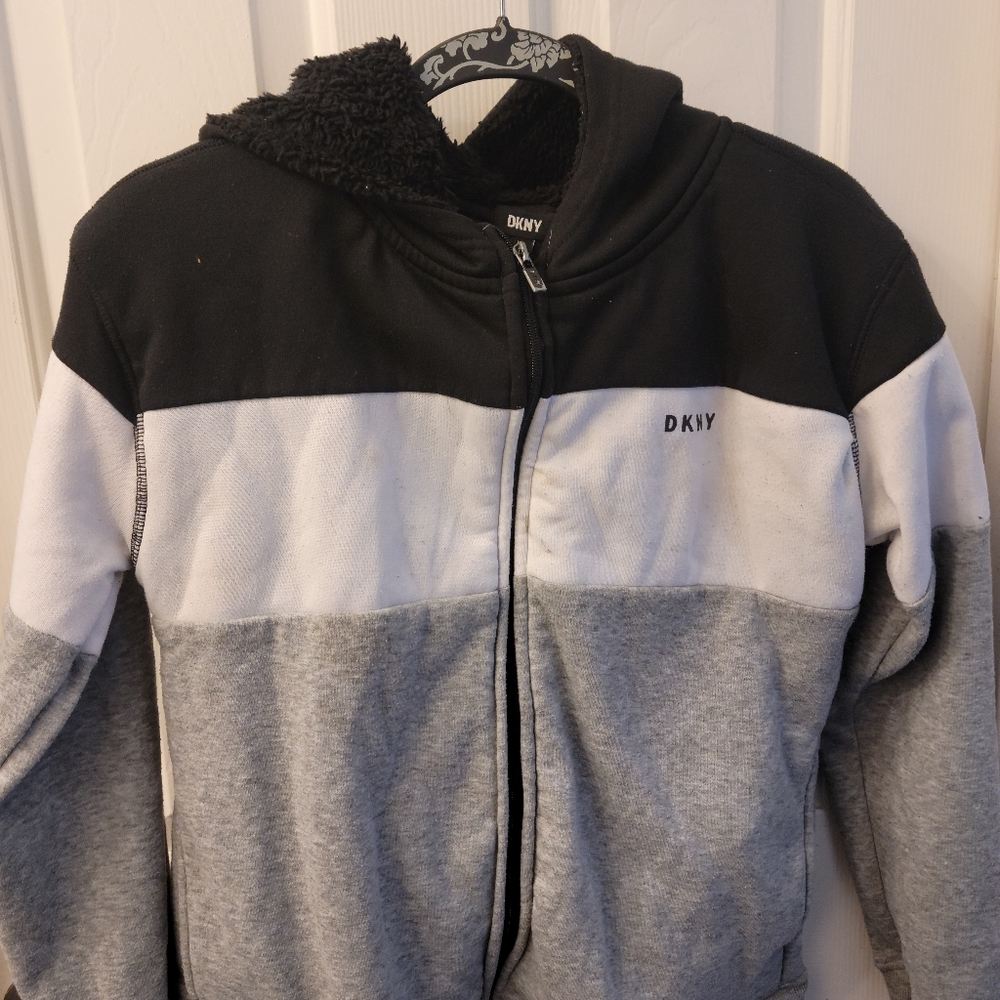 Dkny zip up hoodie
